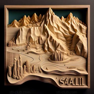 3D model Salt Lake City in the United States (STL)